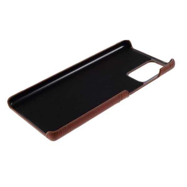 Dual Card Etui Samsung Galaxy Note 20 - Mørkebrun Brown