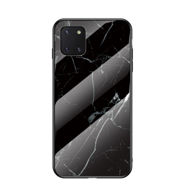 Fantasy Marble Samsung Galaxy Note 10 Lite cover - Rød Black