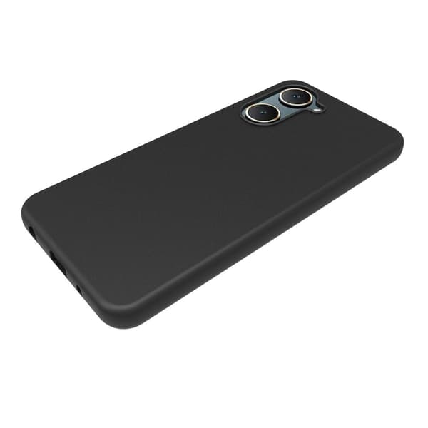 Blødt og mat vivo Y28s cover - Sort Black