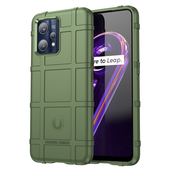 Rugged Shield Etui Realme 9 Pro Plus - Grøn Green