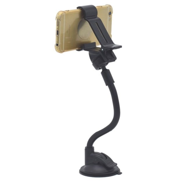 Universal bendable arm car mount holder - Single Claw Black