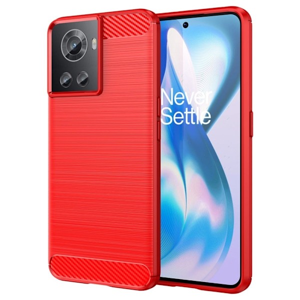 Carbon Flex OnePlus 10R / OnePlus Ace kotelot - Punainen Red
