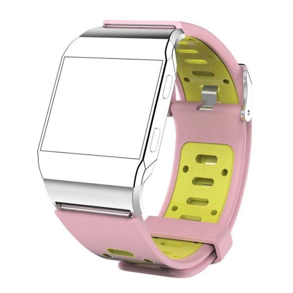 Fitbit Ionic uniikki ranneke - Pinkki / Keltainen Pink