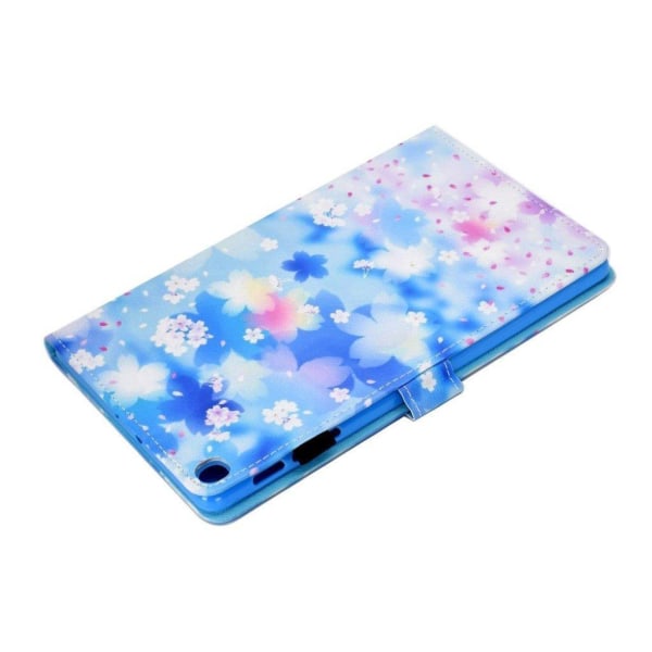 Samsung Galaxy Tab S5e pattern leather case - Pretty Flowers Multicolor