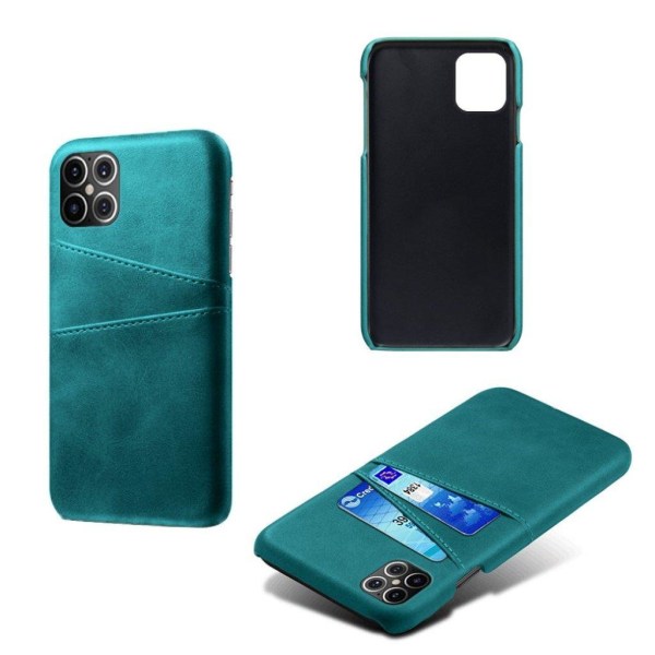 Dual Card iPhone 12 Pro Max cover - Grøn Green