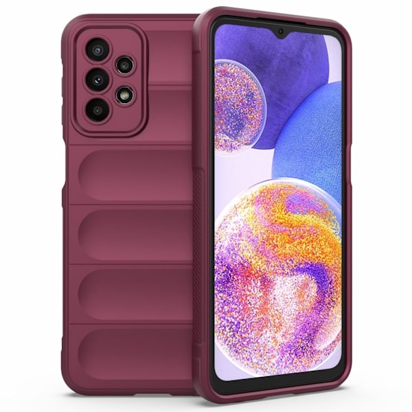 Blødt grebsformet cover til Samsung Galaxy A23 5G - Rød Red