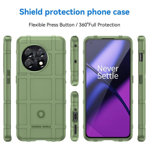 Rugged Shield Etui OnePlus 11 - Grønn Green
