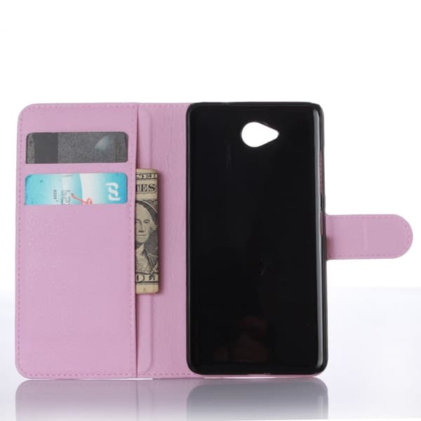 Tri-fold lær etui for Acer Iconia One 10 B3-A20 - rosa Pink