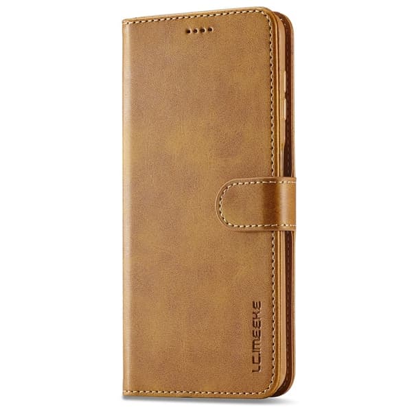 LC.IMEEKE Samsung Galaxy A25 flip case - Keltainen Yellow