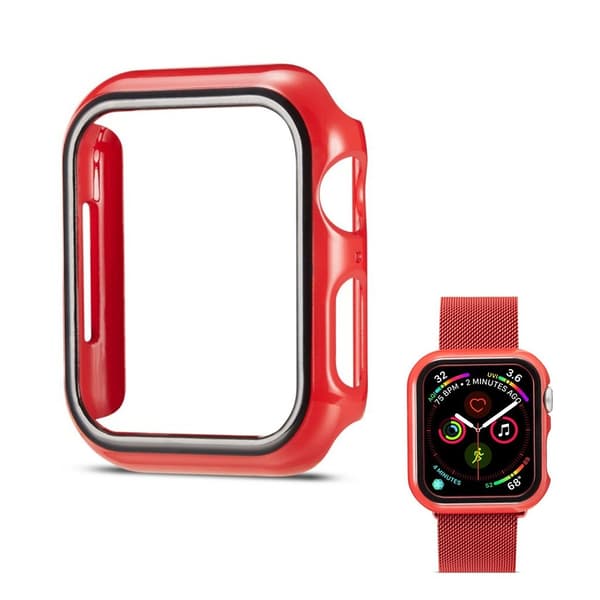 Apple Watch Series 3/2/1 38mm holdbart skinnende frame - Rød Red