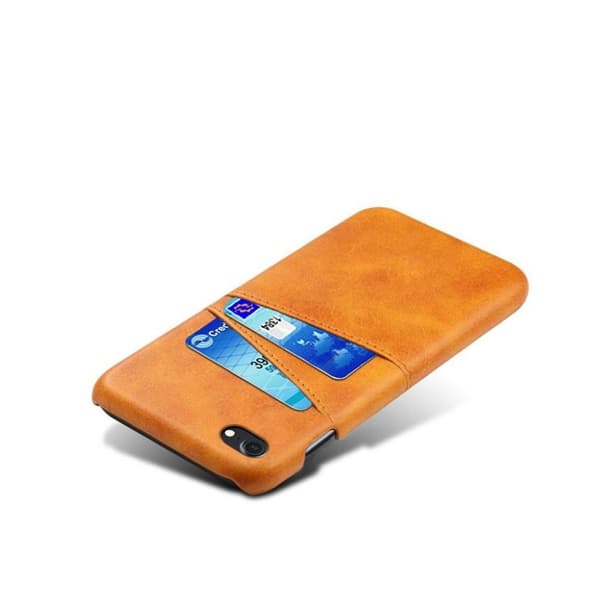 Dual Card kuoret - iPhone SE 2020 / 8 / 7 - Oranssi Orange