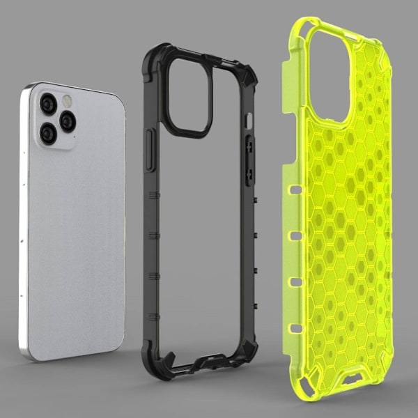 Bofink Honeycomb iPhone 12 / 12 Pro etui - Grøn Green