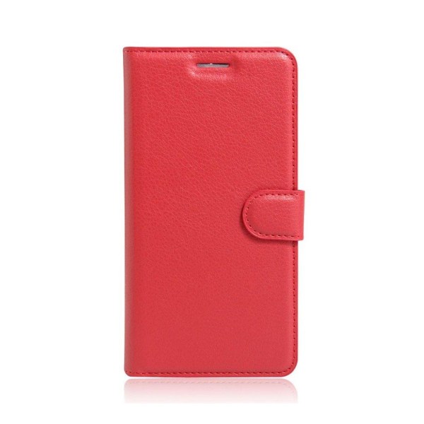 Mankell Alcatel Pop 4 PLUS læder-etui - Rød Red