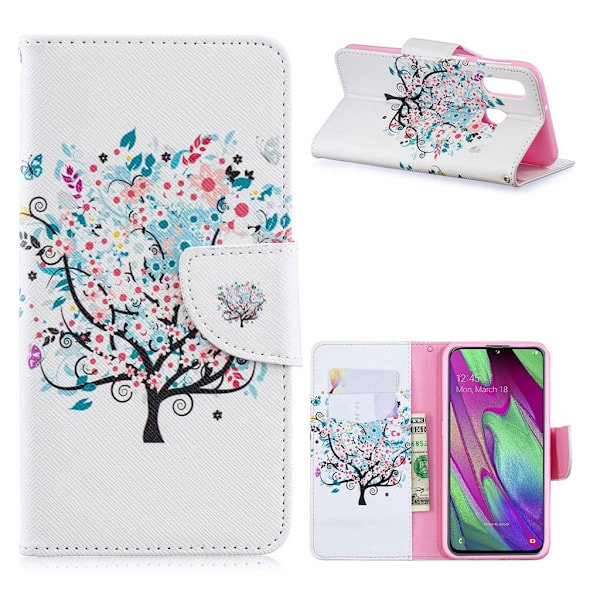 Wonderland Samsung Galaxy A40 fodral -Flerfärgad multifärg