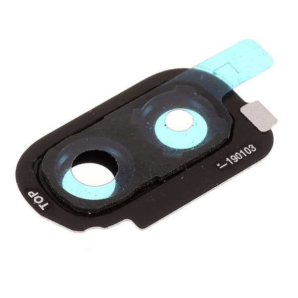 Samsung Galaxy M10 / M20 OEM bageste kameralinse ringdæksel - Sort Black