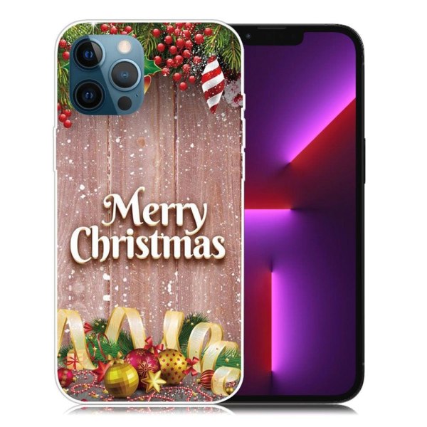 Christmas iPhone 13 Pro Suojakotelo - Christmas Gifts Brown