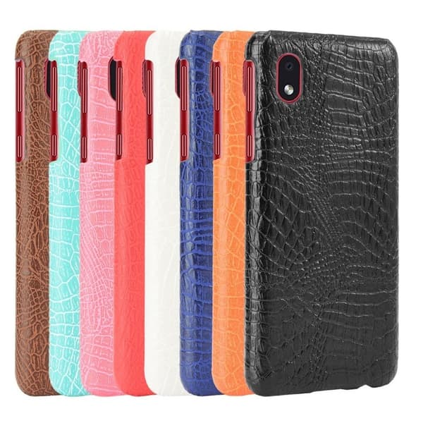 Croco Samsung Galaxy M01 Core skal - Svart Svart