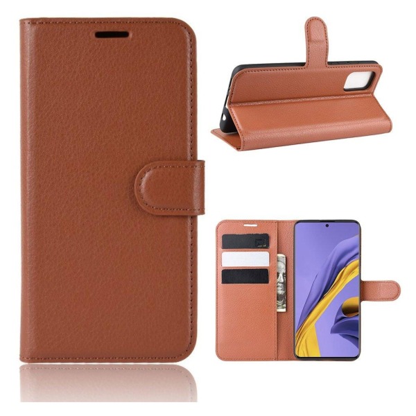 Classic Samsung Galaxy A51 etui – Brun Brown