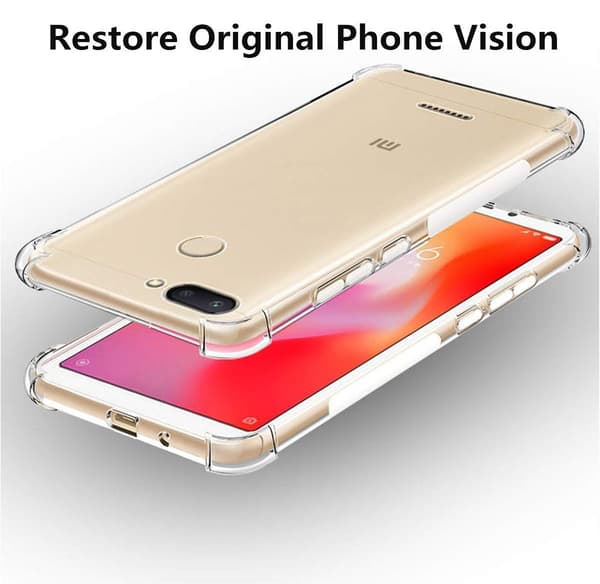 Bofink Airbag cover til Xiaomi Redmi 6A - Klar Transparent