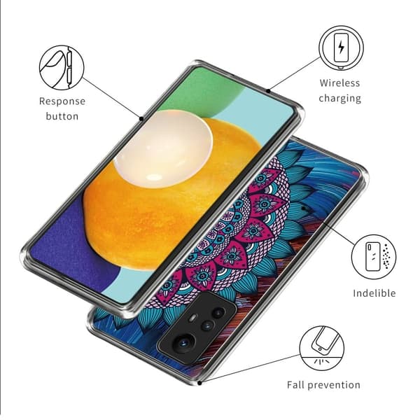 Deco Xiaomi Redmi Note 12S deksel - Mandalablomst Multicolor