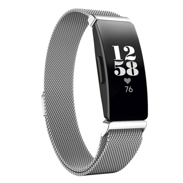 Fitbit Inspire / Inspire HR milanese rostfritt klockband - Silve Silvergrå