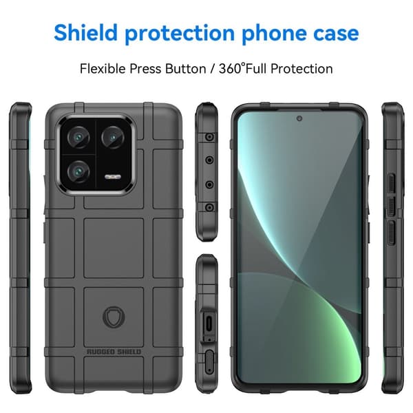 Rugged Shield Suojakotelo Xiaomi 13 Pro - Musta Black