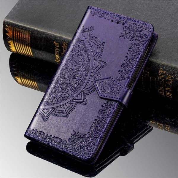 Mandala Xiaomi Redmi 9C Flip Etui - Lilla Purple