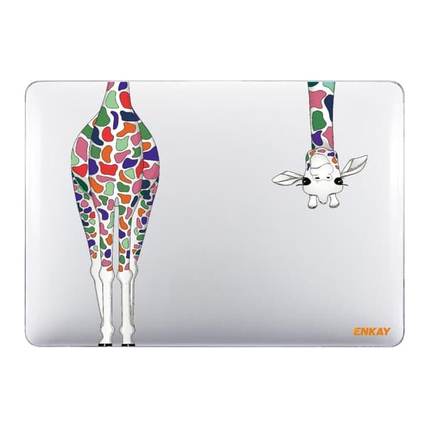 HAT PRINCE MacBook Pro 16 M1 / M1 Max (A2485, 2021) deksel med levende mønster - Sjiraff Multicolor