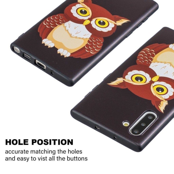 Imagine Samsung Galax Note 10 kuoret - Ruskea Pöllö Brown