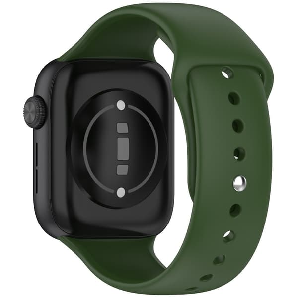 Honor Watch 5 klockarmband i silikon med omvänt spänne - Militärgrön Grön