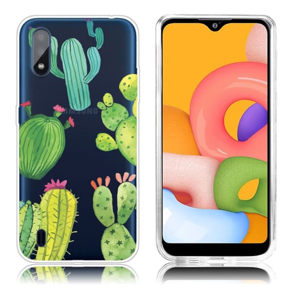Deco Samsung Galaxy A01 skal - Kaktus Grön