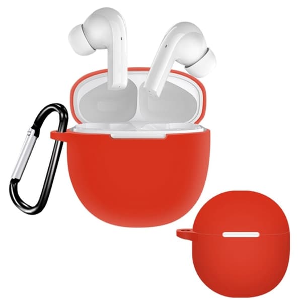 QCY T18 silikonveske med spenne - Rød Red