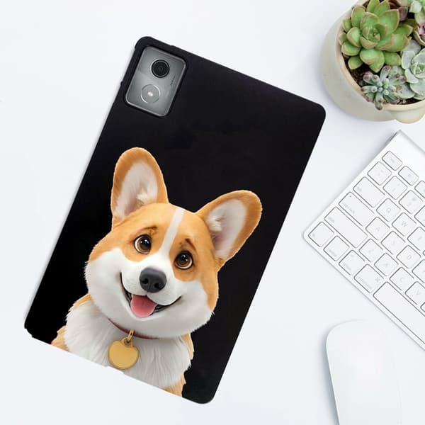 Lenovo Tab M11 Plus Case Pattern Printing Slim Flexible Tablet Protective Cover - Shorthair Cat Brown