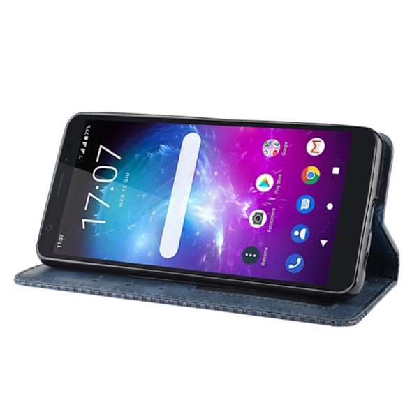 Bofink Vintage ZTE Blade A5 2019 etui - Blå Blue