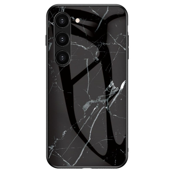 Fantasy Marble Samsung Galaxy S23 Plus Cover - Sort Marmor Black