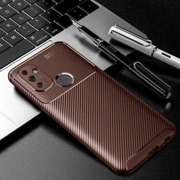 Carbon Shield OnePlus Nord N100 case - Brown Brown