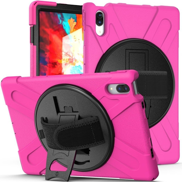 Lenovo Tab P11 Pro 360 roterbart kickstand + silikonfodral - Ros Rosa