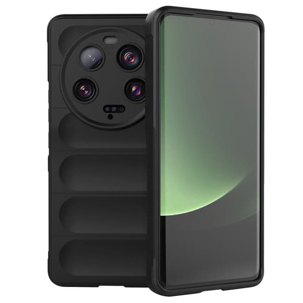 Mjukt greppformat Xiaomi 13 Ultra skal - Svart Svart