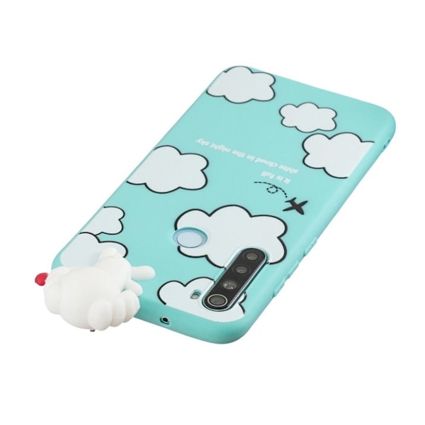 Cute 3D Samsung Galaxy A21 skal - Vit Vit