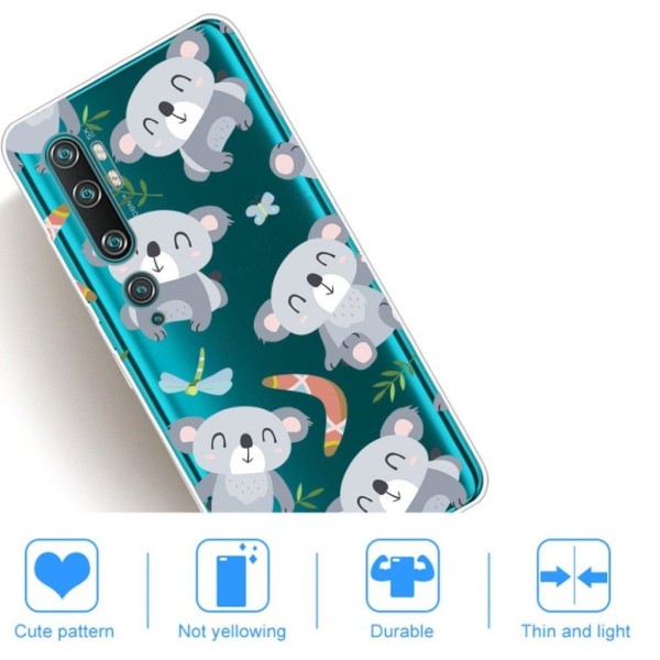Deco Xiaomi Mi CC9 Pro / Xiaomi Mi Note 10 skal - Koala Silvergrå
