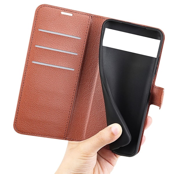 Klassisk Google Pixel 7 flip etui - Brun Brown