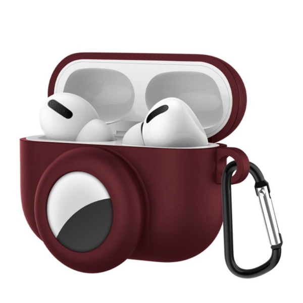 AirPods Pro silikonöverdrag - Vinröd Röd