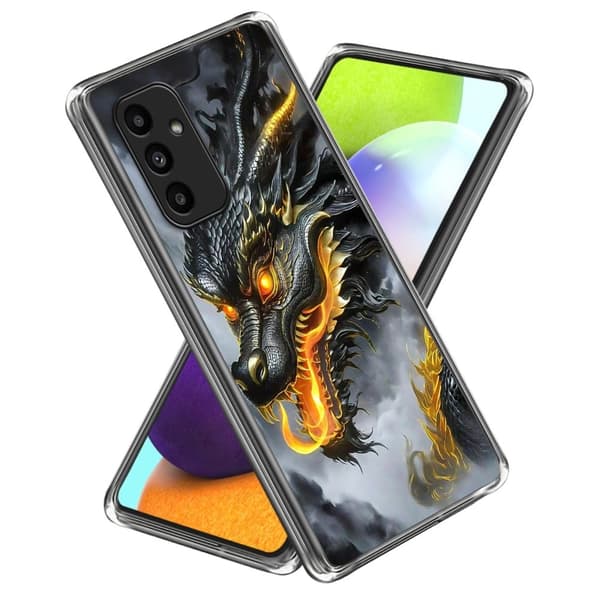 Vibe Samsung Galaxy A15 cover - Style L Silver grey