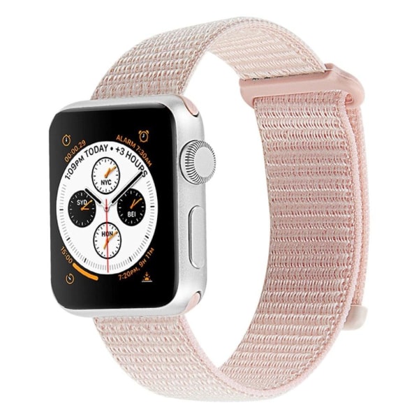 Apple Watch (41mm) nylon watch strap - Pink Rosa