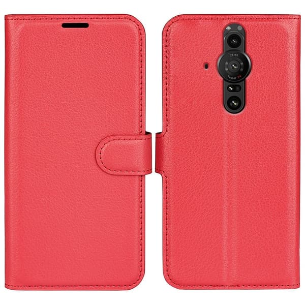Classic Sony Xperia Pro-I Flip Etui - Rød Red