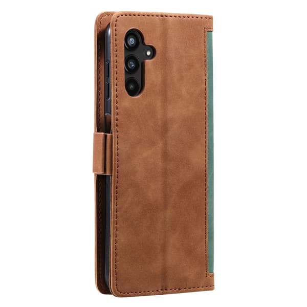 Surburbian Samsung Galaxy A55 flip-etui i lær - Grønn Green