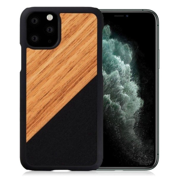 Man&Wood premium-kotelo iPhone 11 Pro Max - Länsi Brown