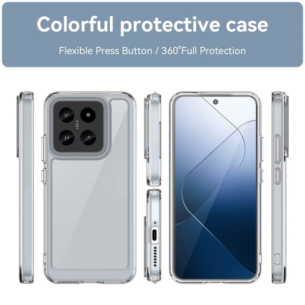 Xiaomi 14 smart telefonskal i akryl - Transparent Transparent