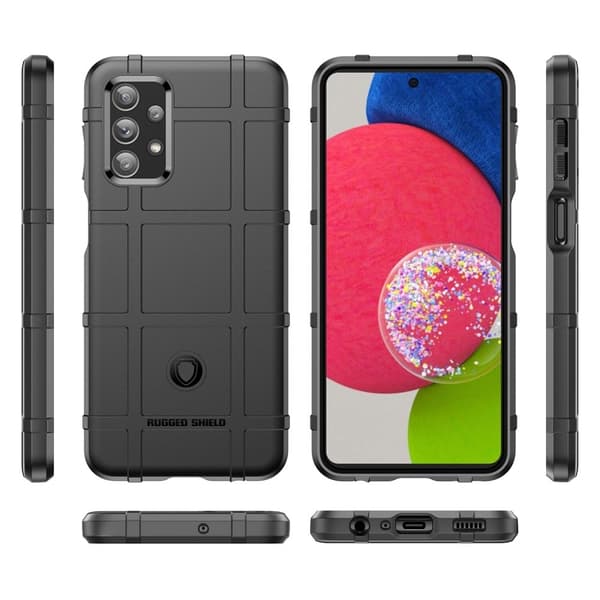 Rugged Shield Etui Samsung Galaxy A23 - Svart Black