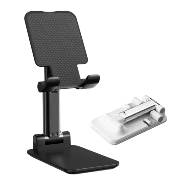 Universal foldable phone mount holder - Black Svart